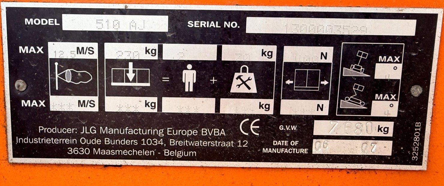 JLG 510AJ – 4x4 Diesel Gelenkteleskopbühne – SUVA neu 10